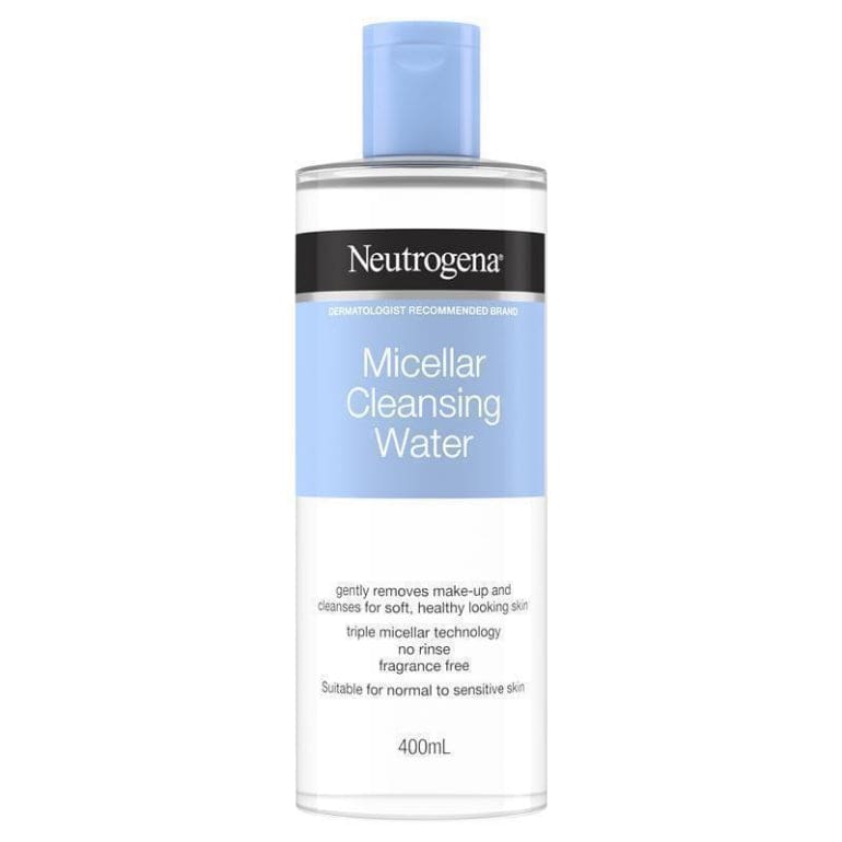 Neutrogena Micellar Cleansing Water 400ml front image on Livehealthy HK imported from Australia