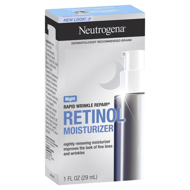 Neutrogena Rapid Wrinkle Repair Retinol Anti Ageing Night Moisturiser 29mL front image on Livehealthy HK imported from Australia