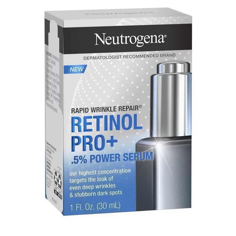 Neutrogena Rapid Wrinkle Repair Retinol Pro+ Power Serum 30ml front image on Livehealthy HK imported from Australia
