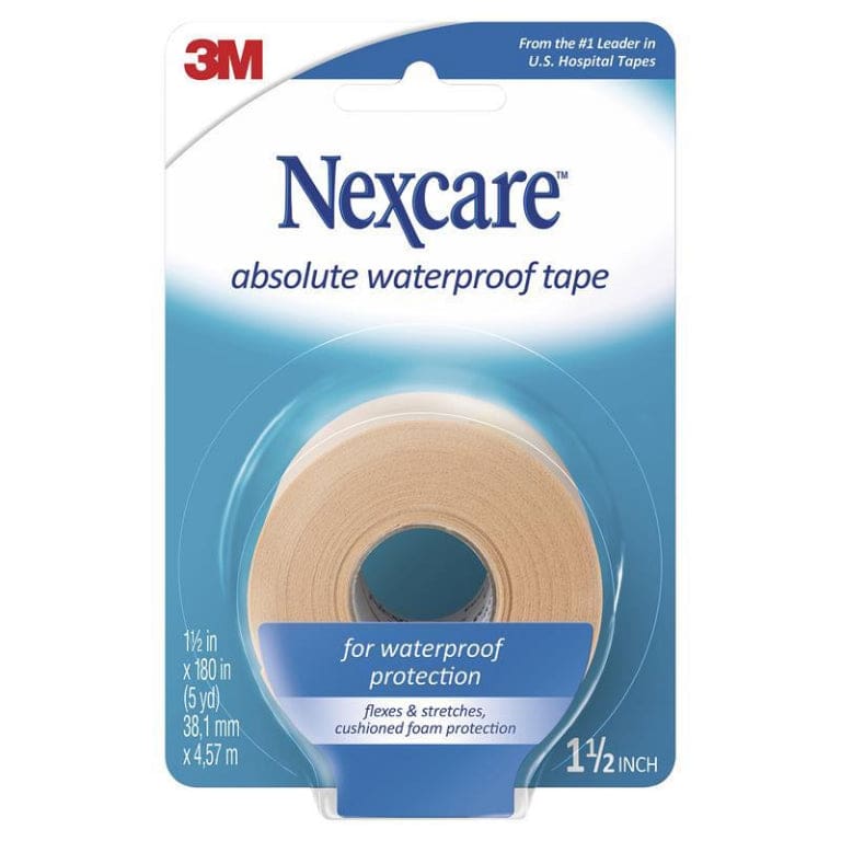 Nexcare Absolute Waterproof Tape 38mm front image on Livehealthy HK imported from Australia