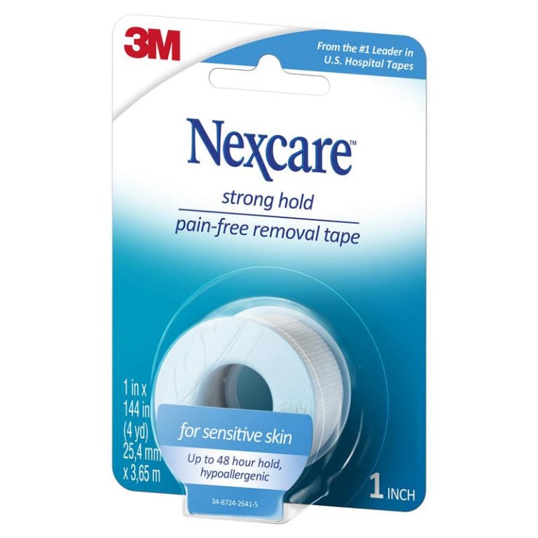 Nexcare Silicone Sensitive Tape front image on Livehealthy HK imported from Australia
