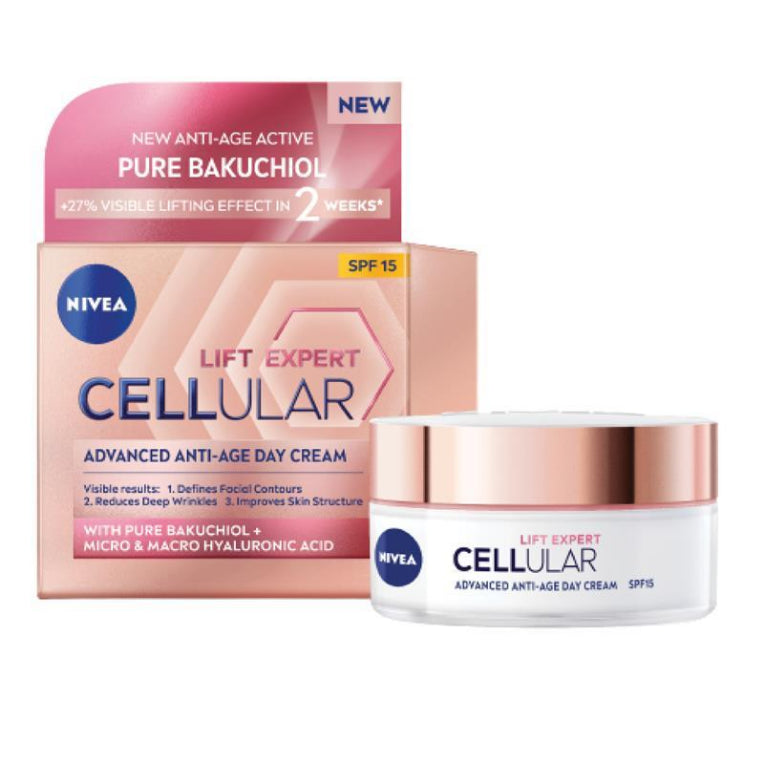 Nivea Cellular Lift Expert Day Cream 50ml front image on Livehealthy HK imported from Australia