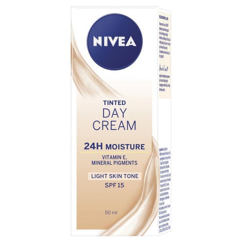 NIVEA Daily Essentials Tinted Face Moisturiser Cream Light 50ml front image on Livehealthy HK imported from Australia