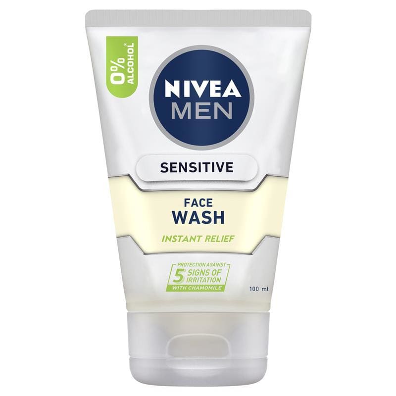 Nivea for Men Face Wash Sensitive 100mL front image on Livehealthy HK imported from Australia