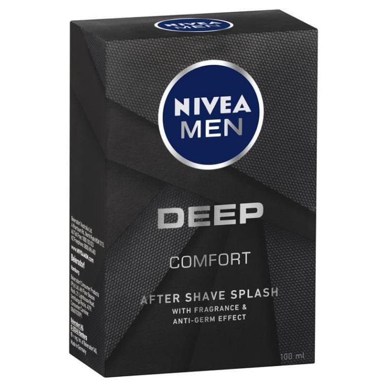 NIVEA MEN Deep After Shave Lotion Anti-germ 100ml front image on Livehealthy HK imported from Australia