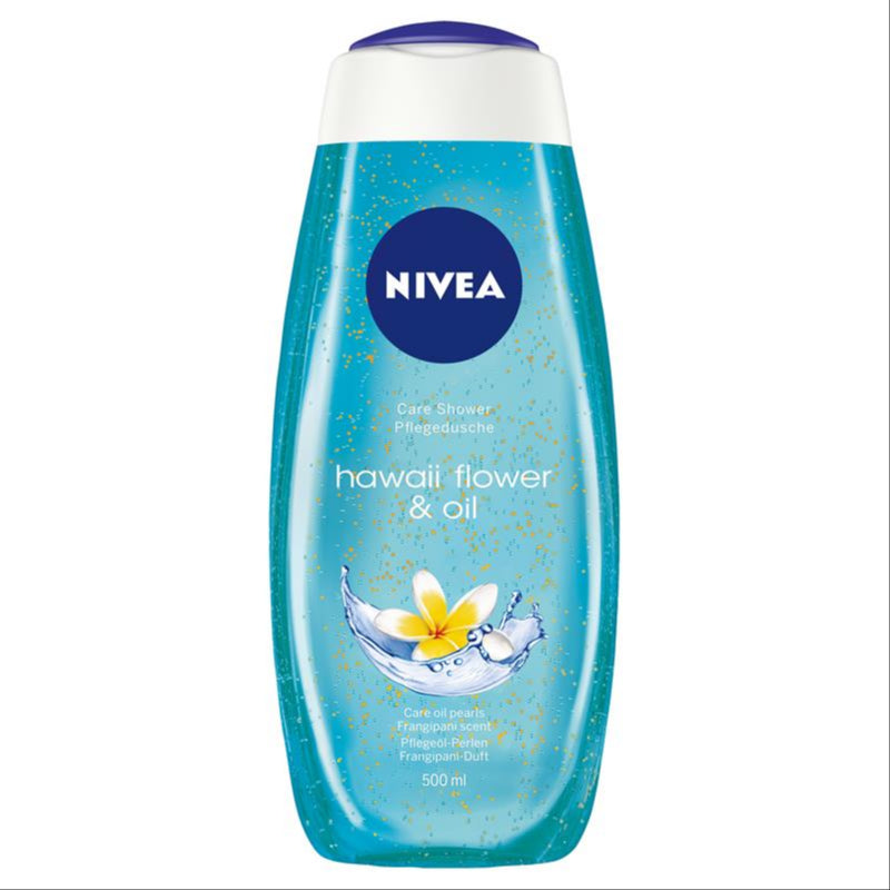 Nivea Shower Hawaii Flower Frangipani & Oil 500ml front image on Livehealthy HK imported from Australia