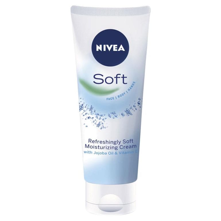 NIVEA Soft Moisturiser Cream Face Body Hands 75ml front image on Livehealthy HK imported from Australia