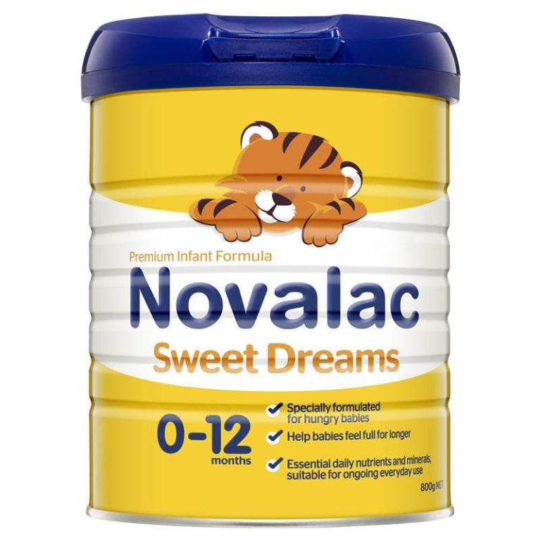 Novalac SD Sweet Dreams Infant Formula 800g front image on Livehealthy HK imported from Australia