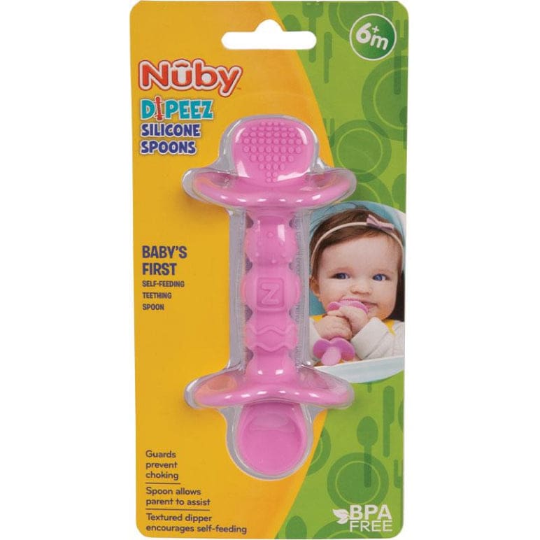 Nuby Dippeez Spoon Single Pack front image on Livehealthy HK imported from Australia