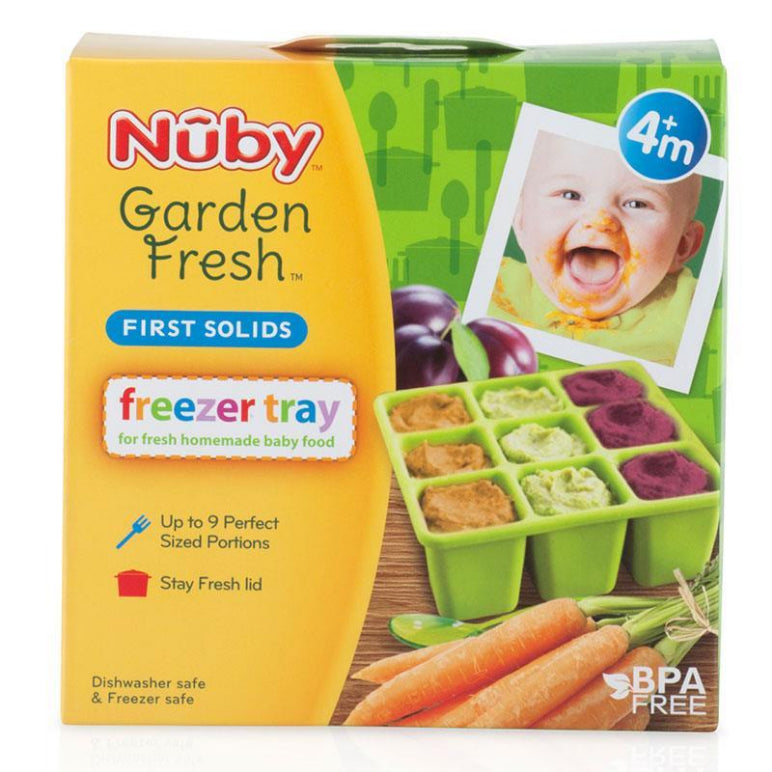 Nuby Garden Fresh Freezer Tray front image on Livehealthy HK imported from Australia