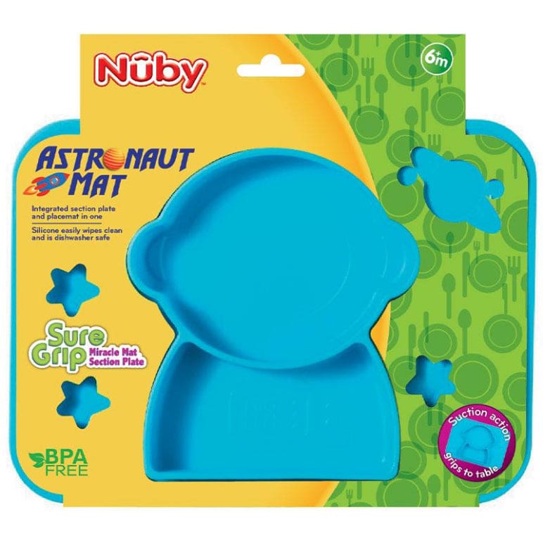 Nuby Sure Grip Astronaut Mat front image on Livehealthy HK imported from Australia