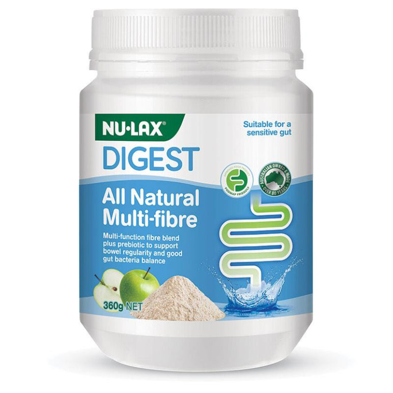 Nulax Natural Multi Fibre 360g front image on Livehealthy HK imported from Australia