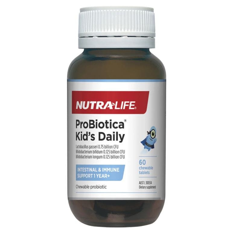 Nutra-Life Probiotica Kids Daily 60 Capsules front image on Livehealthy HK imported from Australia