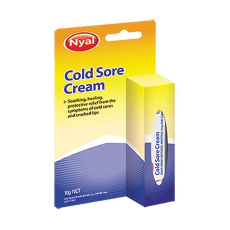 Nyal Cold Sore Cream 10g front image on Livehealthy HK imported from Australia