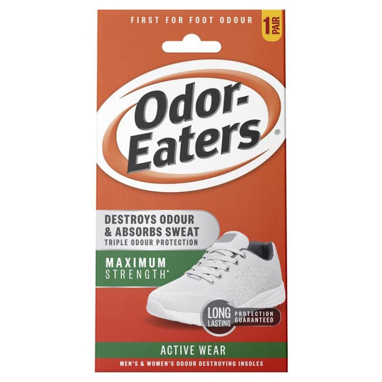 Odor-Eaters Active Wear Maximum Strength front image on Livehealthy HK imported from Australia