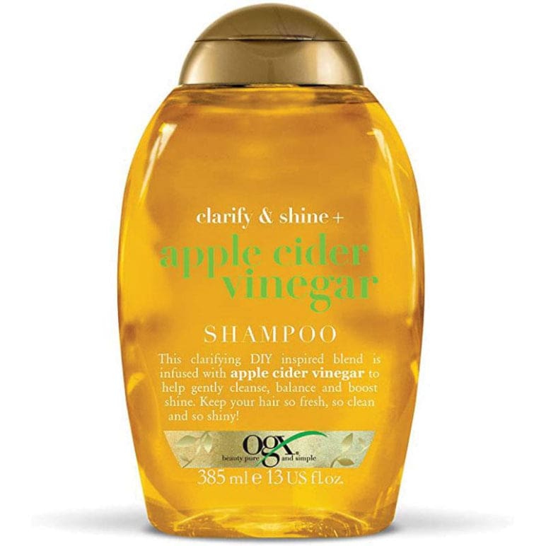 OGX Apple Cider Vinegar Clarifying Shampoo For Oily And Greasy Hair 385ml front image on Livehealthy HK imported from Australia
