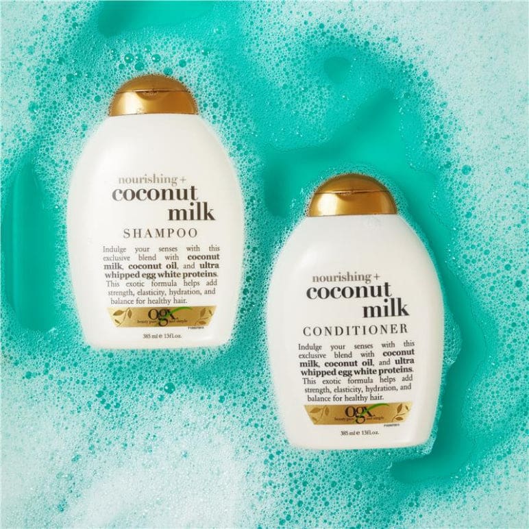 OGX Nourishing Coconut Milk Shampoo And Conditioner 385ml