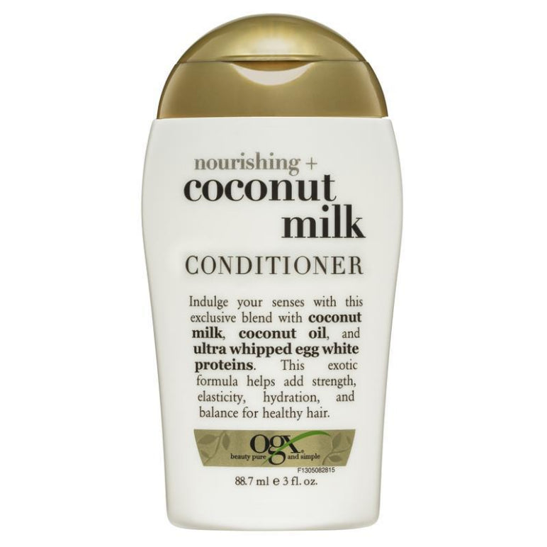 Ogx Nourishing + Hydrating Coconut Milk Conditioner For Dry Hair 88.7mL front image on Livehealthy HK imported from Australia
