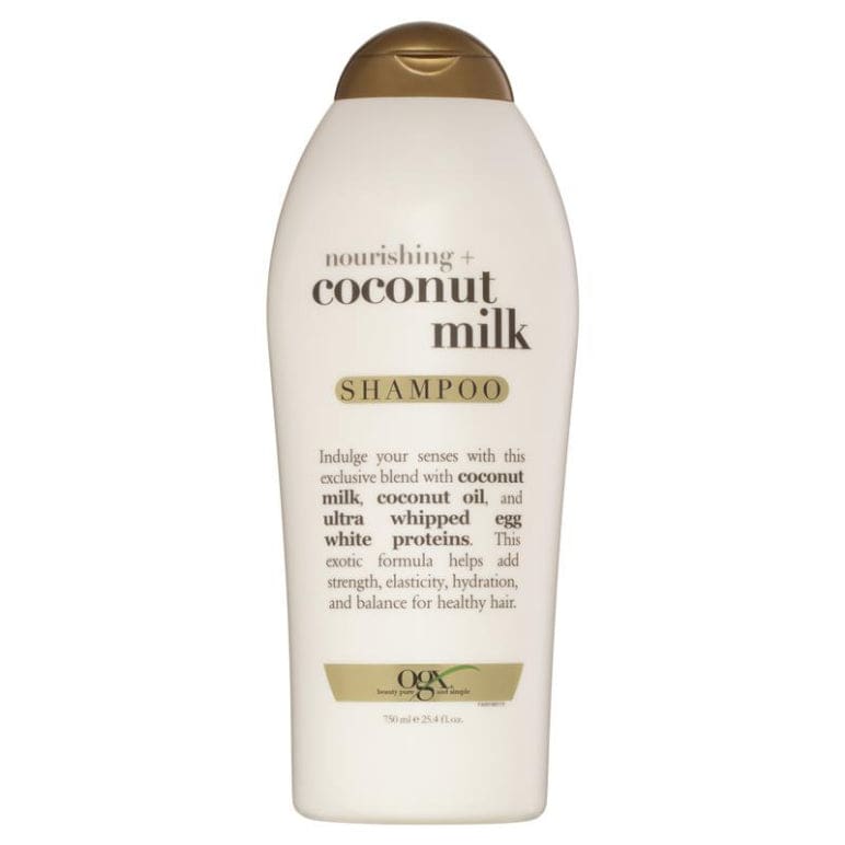 Ogx Nourishing + Hydrating Coconut Milk Shampoo For Dry Hair 750mL front image on Livehealthy HK imported from Australia