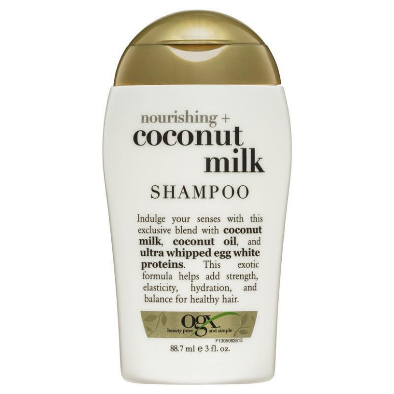 Ogx Nourishing + Hydrating Coconut Milk Shampoo For Dry Hair 88.7mL front image on Livehealthy HK imported from Australia