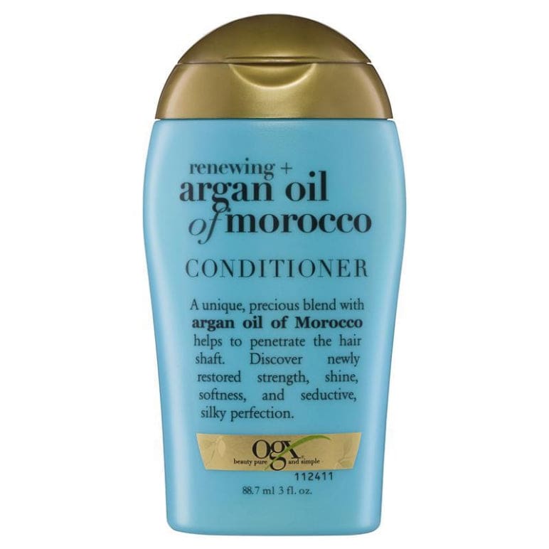 Ogx Renewing + Repairing & Shine Argan Oil Of Morocco Conditioner For Dry & Damaged Hair 88.7mL front image on Livehealthy HK imported from Australia