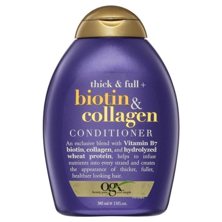 Ogx Thick & Full + Volumising Biotin & Collagen Conditioner For Fine Hair 385mL front image on Livehealthy HK imported from Australia