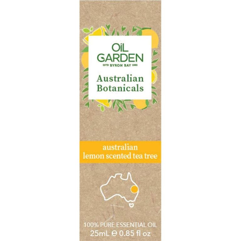 Oil Garden Australian Botanicals Lemon Tea Tree 25ml front image on Livehealthy HK imported from Australia