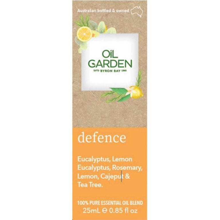 Oil Garden Essential Oil Defence 25ml front image on Livehealthy HK imported from Australia
