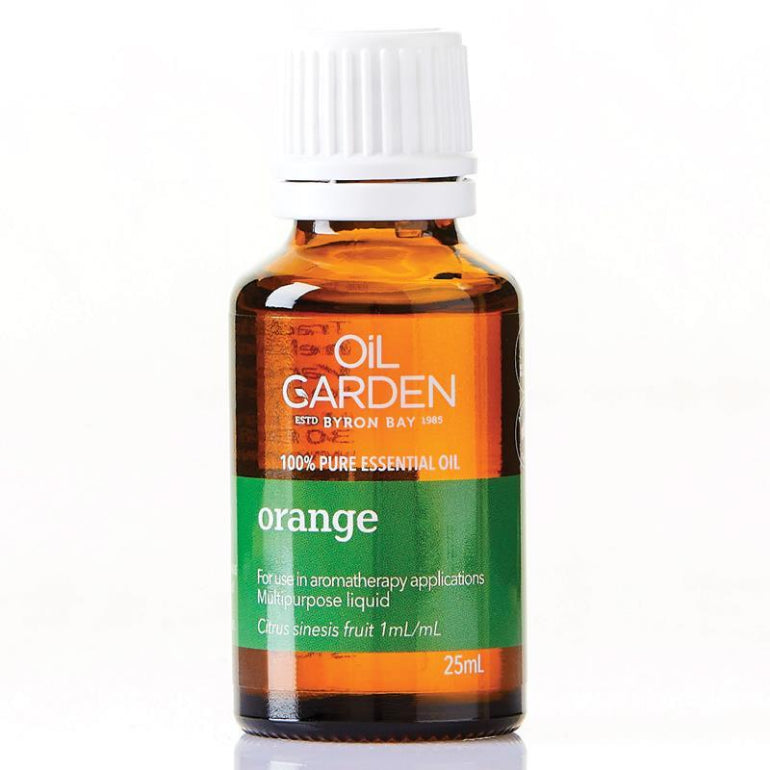 Oil Garden Orange Essential Oil 25ml front image on Livehealthy HK imported from Australia