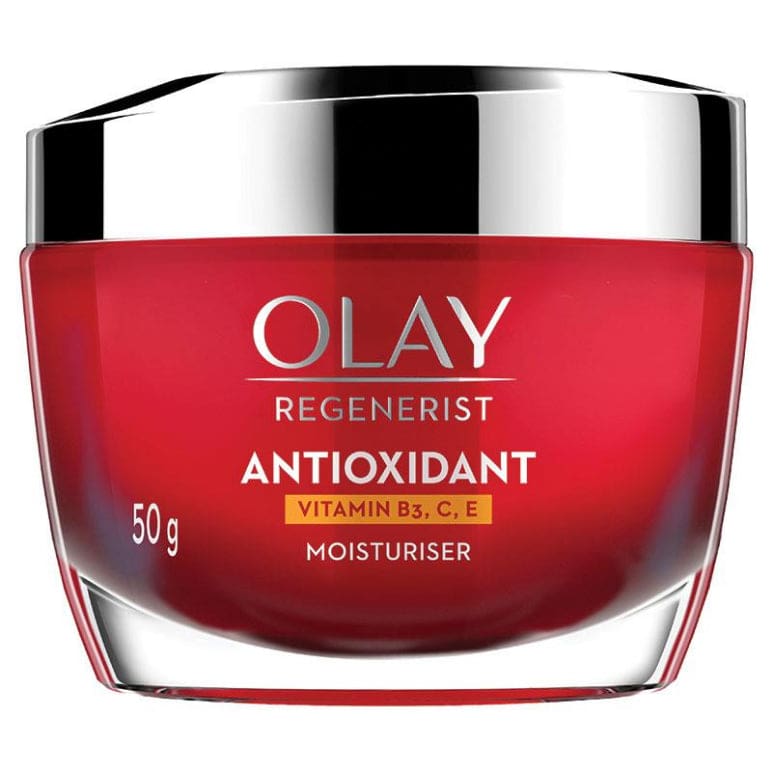 Olay Antioxidant Vitamin B3 C E Face Cream Moisturiser 50g front image on Livehealthy HK imported from Australia