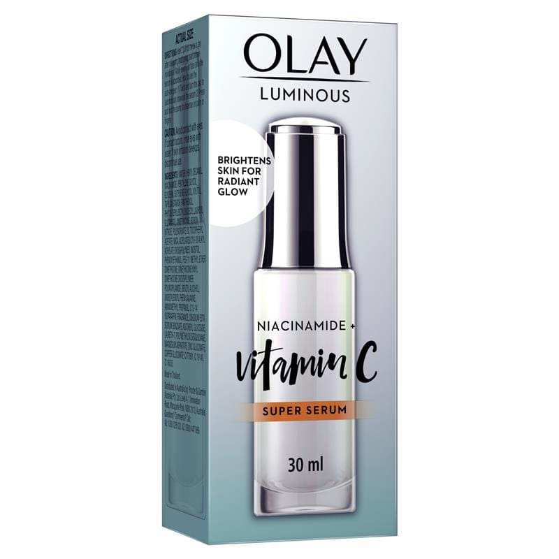 Olay Luminous Vitamin C Super Serum 30ml front image on Livehealthy HK imported from Australia