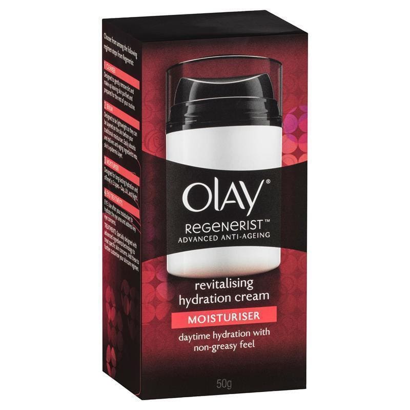 Olay Regenerist Advanced Anti-Ageing Revitalising Hydration Face Cream 50g front image on Livehealthy HK imported from Australia