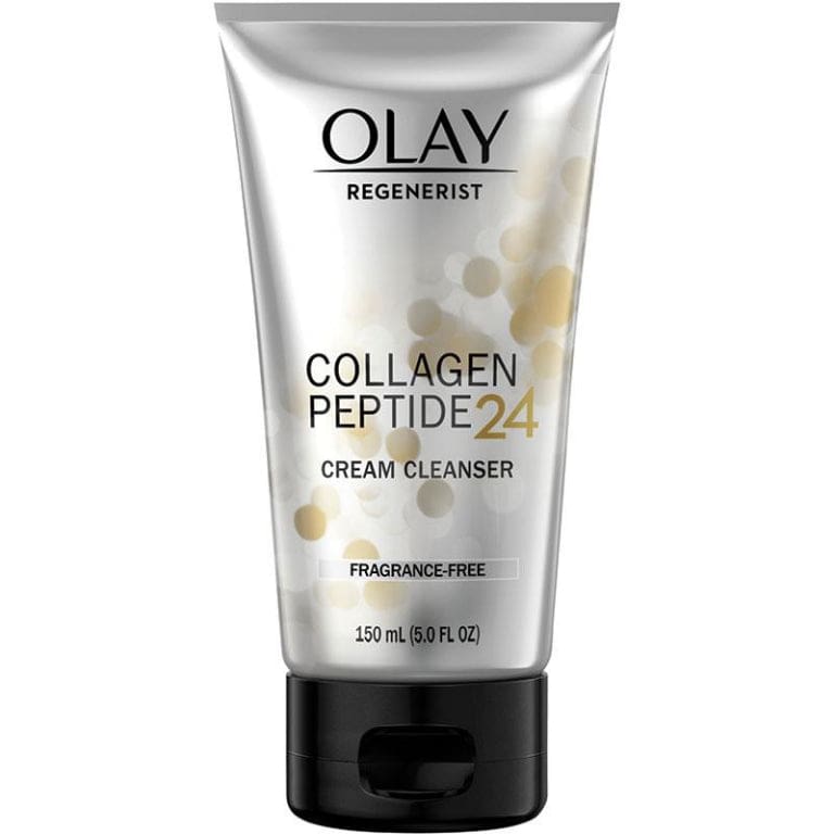 Olay Regenerist Collagen Peptide 24 Cream Cleanser 150ml front image on Livehealthy HK imported from Australia