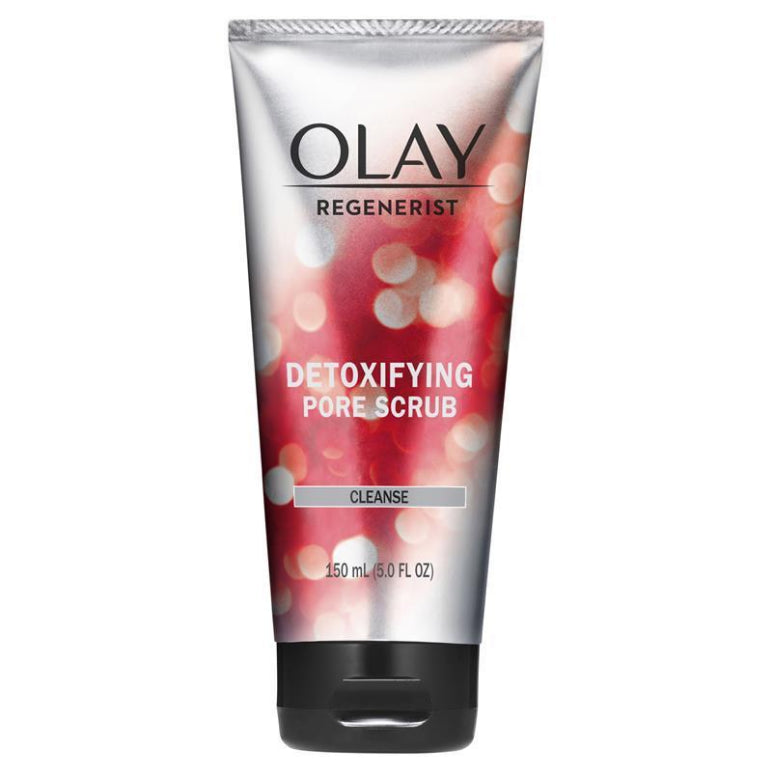 Olay Regenerist Detoxifying Pore Scrub 150ml front image on Livehealthy HK imported from Australia