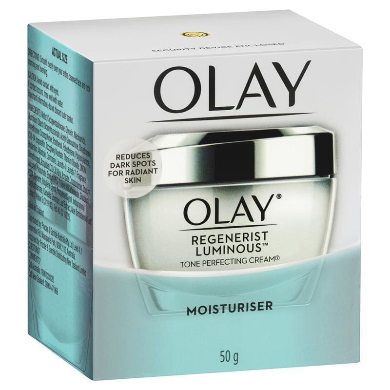 Olay Regenerist Luminous Tone Perfecting Face Cream 50g New Formula front image on Livehealthy HK imported from Australia