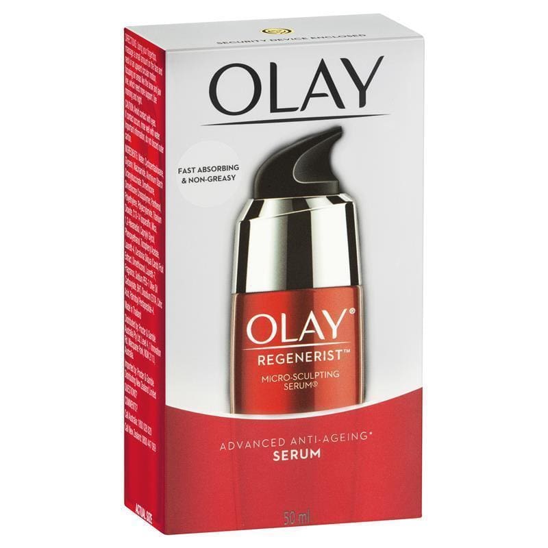 Olay Regenerist Micro Sculpting Advanced Anti-Ageing Moisturising Serum 50mL front image on Livehealthy HK imported from Australia