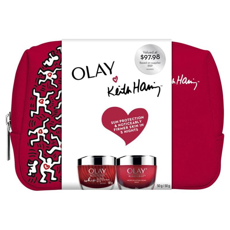 Olay Regenerist Whip SPF & Regenerist Night Gift Pack front image on Livehealthy HK imported from Australia