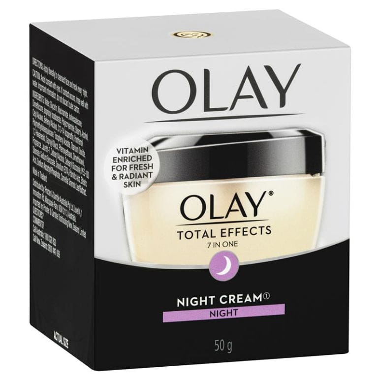 Olay Total Effects 7 in One Night Face Cream Moisturiser 50g front image on Livehealthy HK imported from Australia