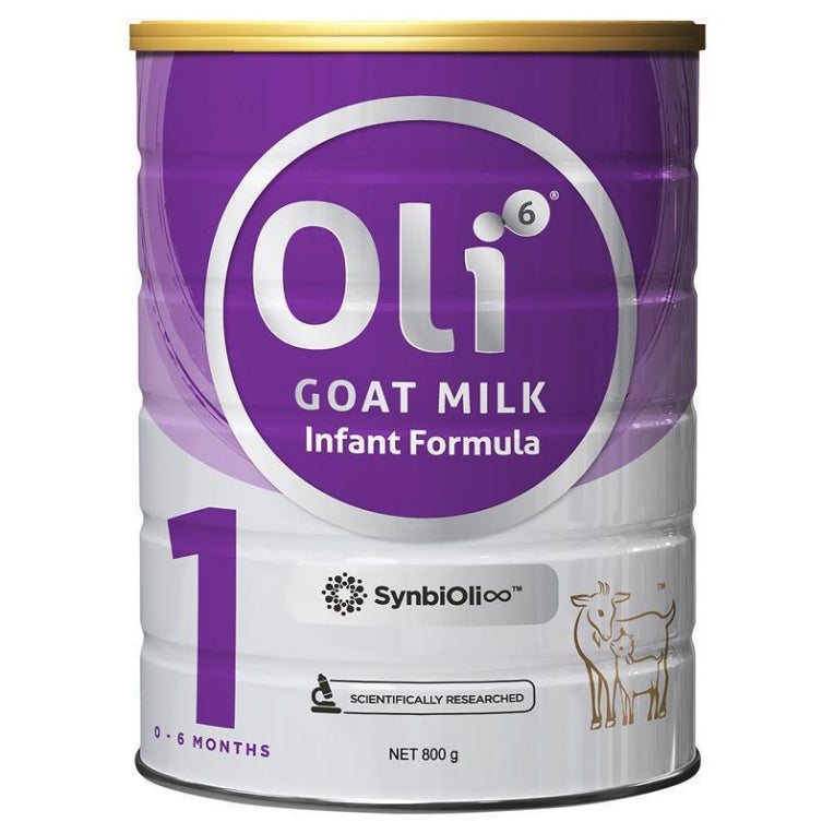 Oli6 Stage 1 Dairy Goat Milk Formula Infant 800g front image on Livehealthy HK imported from Australia
