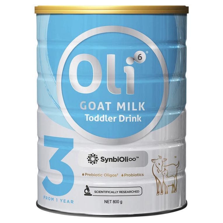Oli6 Stage 3 Dairy Goat Milk Formula Toddler 800g front image on Livehealthy HK imported from Australia