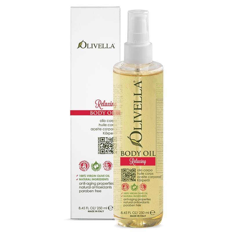 Olivella Body Oil Relaxing 250ml front image on Livehealthy HK imported from Australia