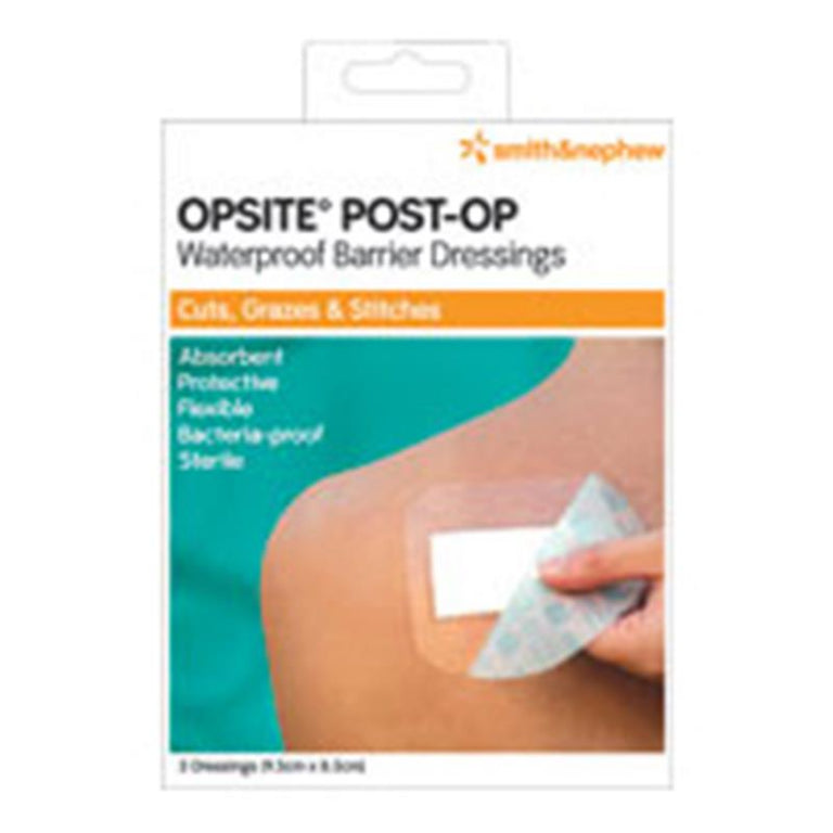 OPSITE POST-OP 9.5cmX8.5cm PK3 front image on Livehealthy HK imported from Australia