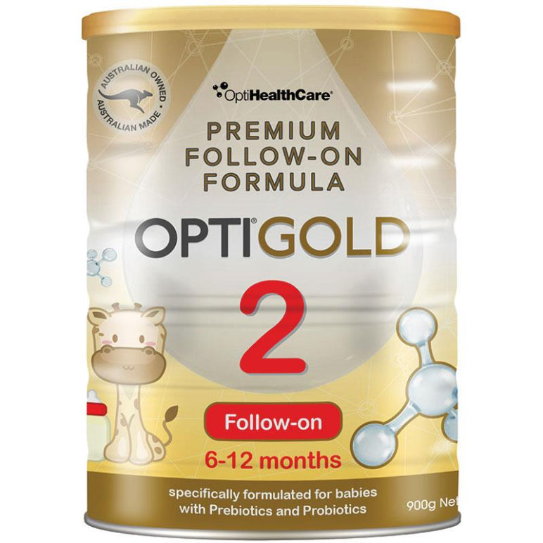 Opti Gold Follow On Formula with Pre & Probiotics New Formulation 900g front image on Livehealthy HK imported from Australia