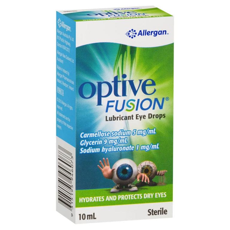 Optive Fusion Eye Drops 10mL front image on Livehealthy HK imported from Australia