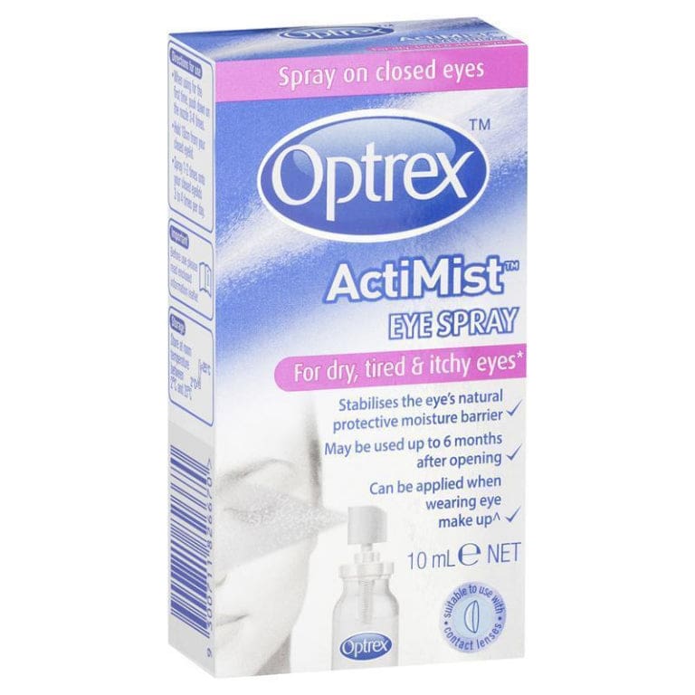 Optrex Actimist Dry Eye 10ml front image on Livehealthy HK imported from Australia