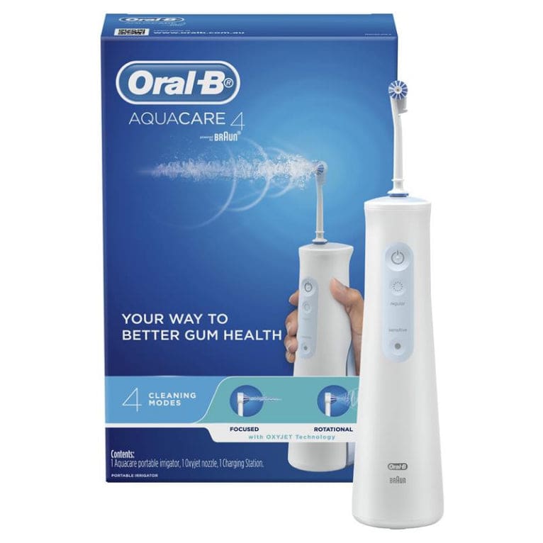 Oral B AquaCare Waterflosser Irrigator front image on Livehealthy HK imported from Australia