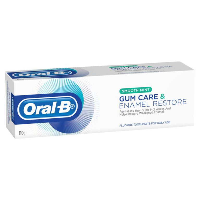 Oral B Gum Care & Enamel Restore Toothpaste 110g front image on Livehealthy HK imported from Australia