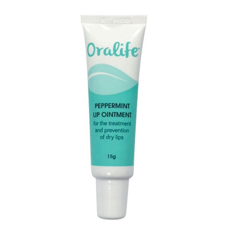 Oralife Peppermint Lip Ointment 15g front image on Livehealthy HK imported from Australia