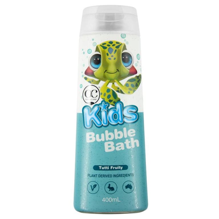 Organic Care Kids Bubble Bath 400ml front image on Livehealthy HK imported from Australia