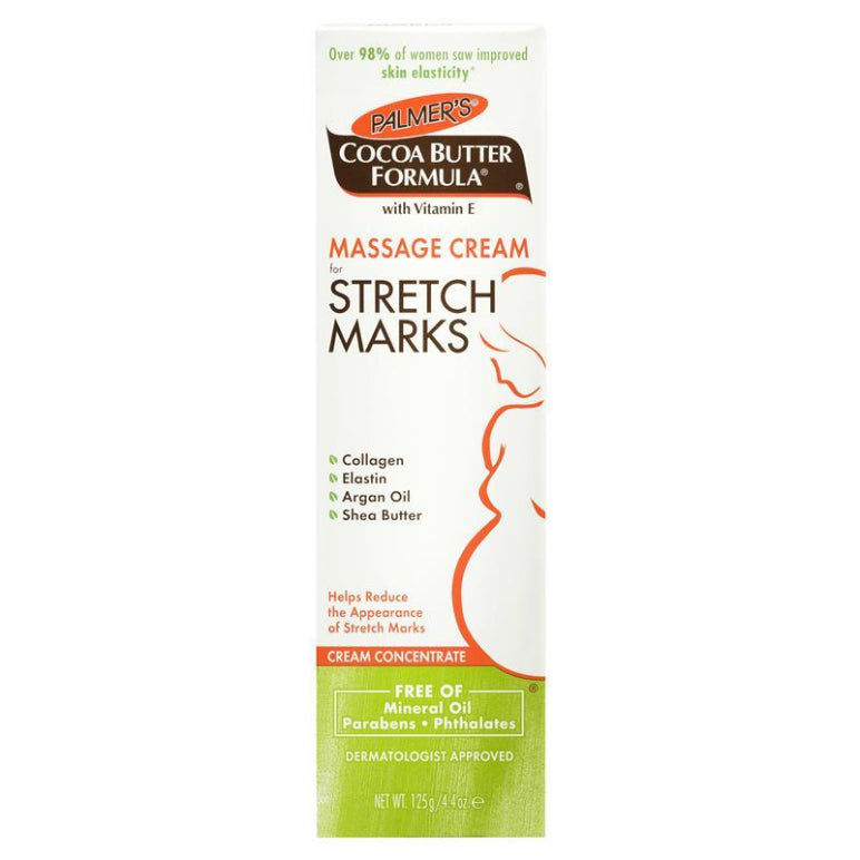 Palmer's Cocoa Butter Formula Massage Cream for Stretch Marks 125g front image on Livehealthy HK imported from Australia